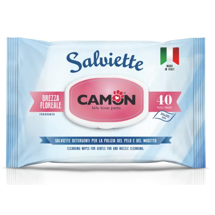 Salviette Alla Brezza Floreale Camon 40 Pezzi