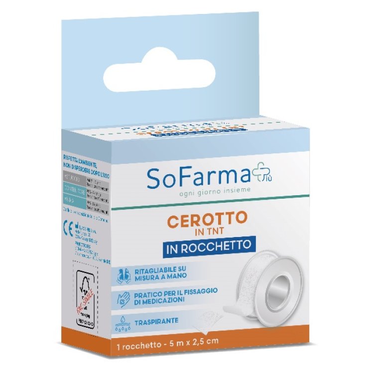 Sofarmapiu' Cerotto In Tnt In Rocchetto 5mx2,5cm