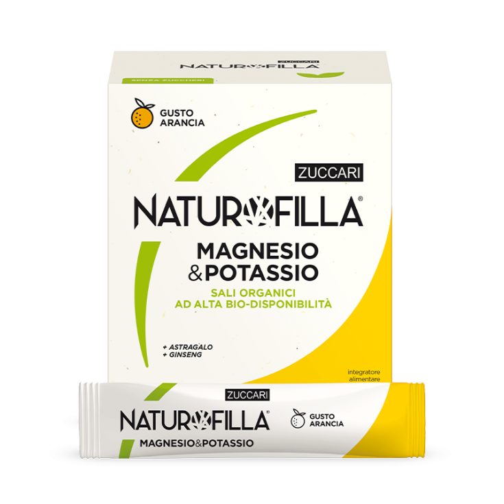 Naturofilla&reg; Magnesio&Potassio Arancia ZUCCARI 28 Stick Pack