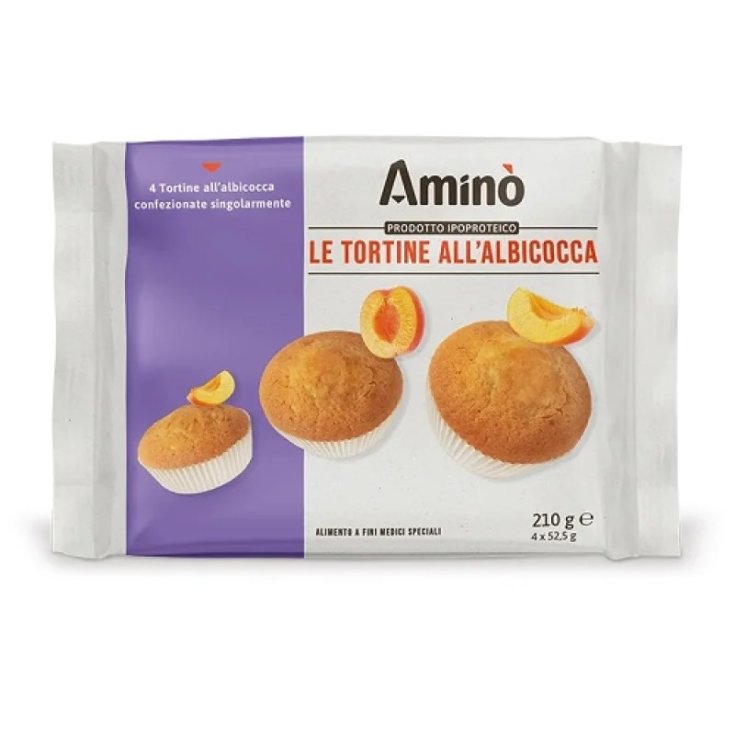 Le Tortine all'Albicocca Amin&ograve; 4x52,5g