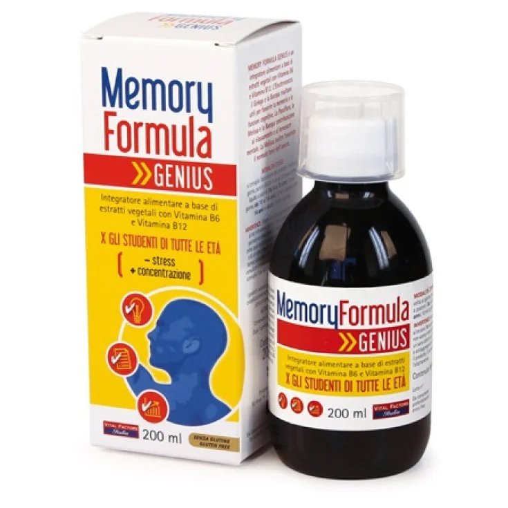 Memory Formula Genius VITAL FACTORS ITALIA 200ml