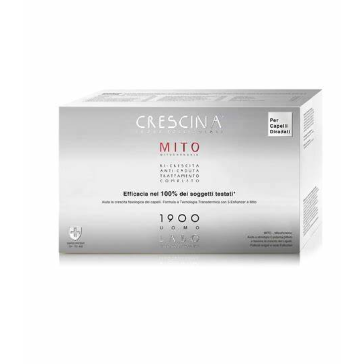 Crescina Isole Follicolari Mito 1900 Uomo Labo 20+20 Fiale