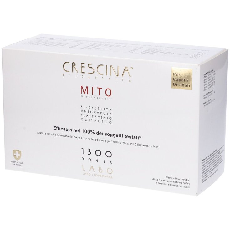 Crescina Ri-Crescita Mito 1300 Donna Labo 20+20 Fiale