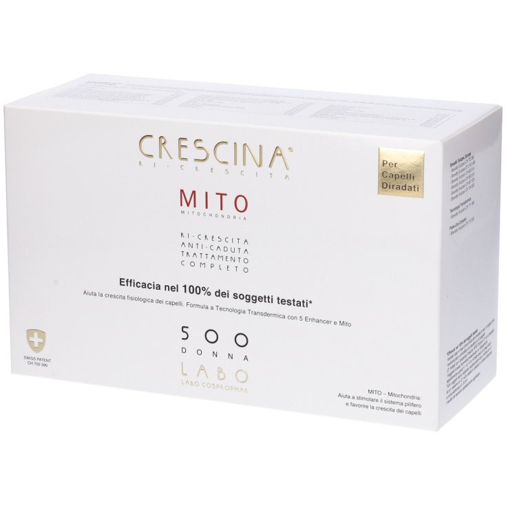 Crescina Ri-Crescita Mito 500 Donna Labo 20+20 Fiale