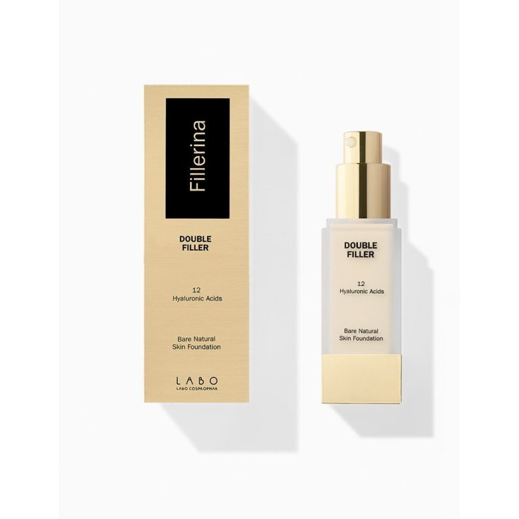 Fillerina Double Filler Bare Natural Skin Foundation 102 Light Cool Labo 30ml