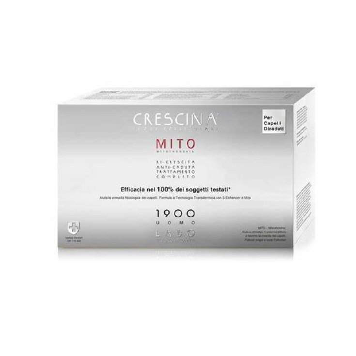 Crescina Isole Follicolari Mito 1900 Uomo Labo 20 Fiale