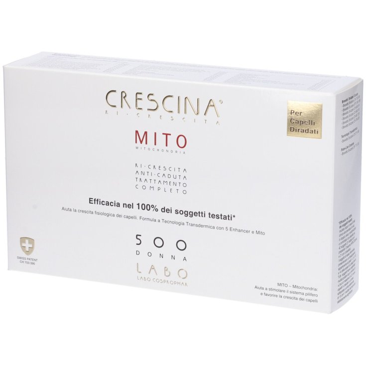 Crescina Ri-Crescita Mito 500 Donna Labo 20 Fiale