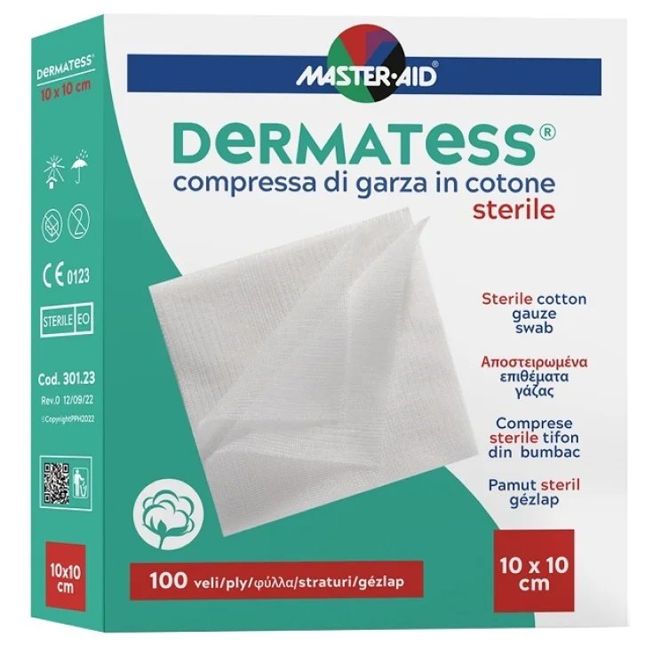 Dermatess&reg; Cotone Garza 10x10 100 Veli