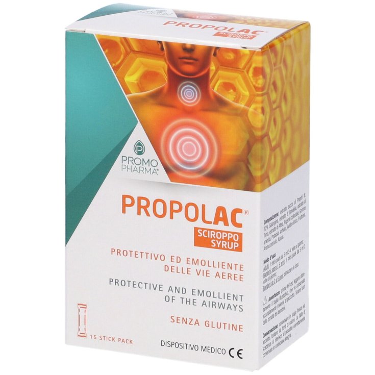 PropolAC&reg; Sciroppo PROMOPHARMA&reg; 15 Stick