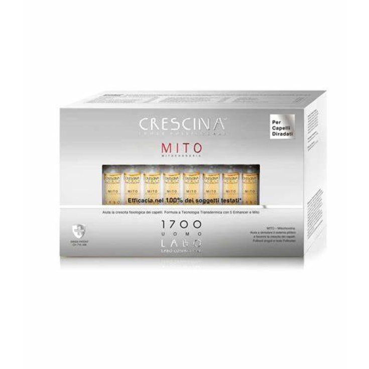 Crescina Isole Follicolari Mito 1700 Uomo Labo 20 Fiale