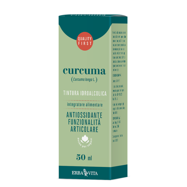 Curcuma Rizoma Tintura Idroalcolica Erba Vita 50ml