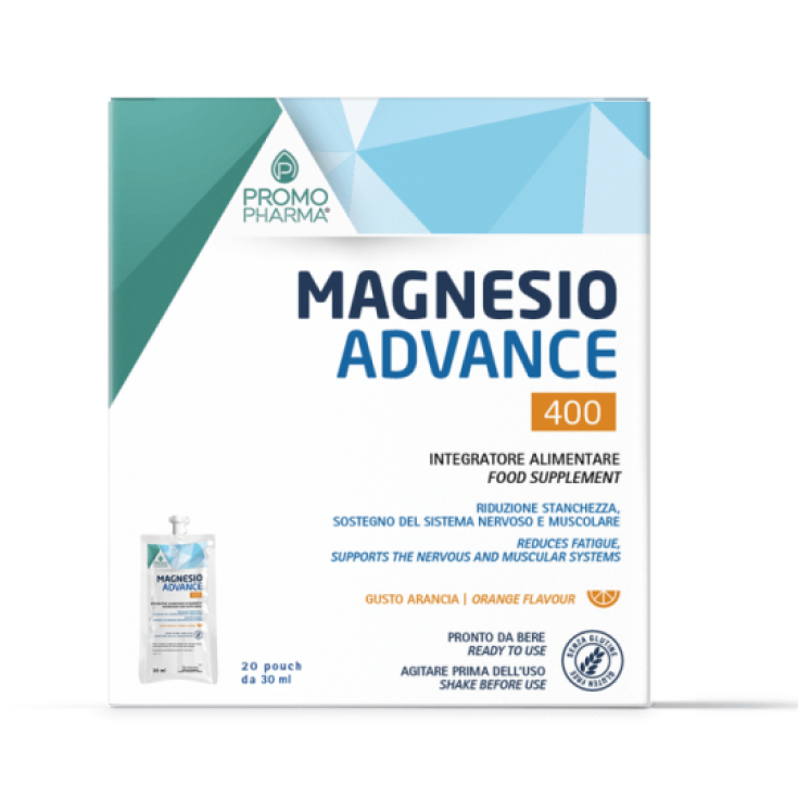 Magnesio Advance 400 PromoPharma® 20 Pouch Magnesio Advance 400 PromoPharma® 20 Pouch