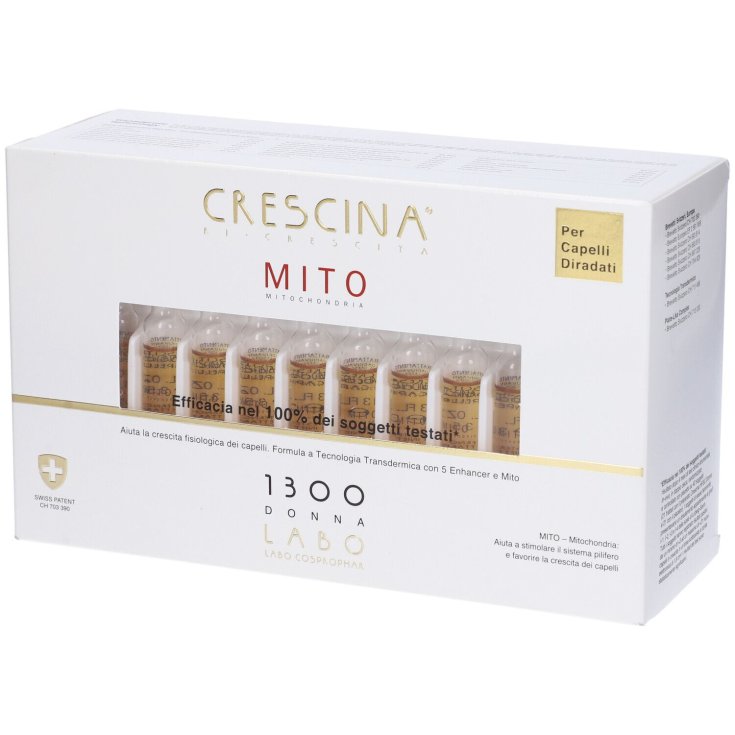 Crescina Ri-Crescita Mito 1300 Donna Labo 40 Fiale