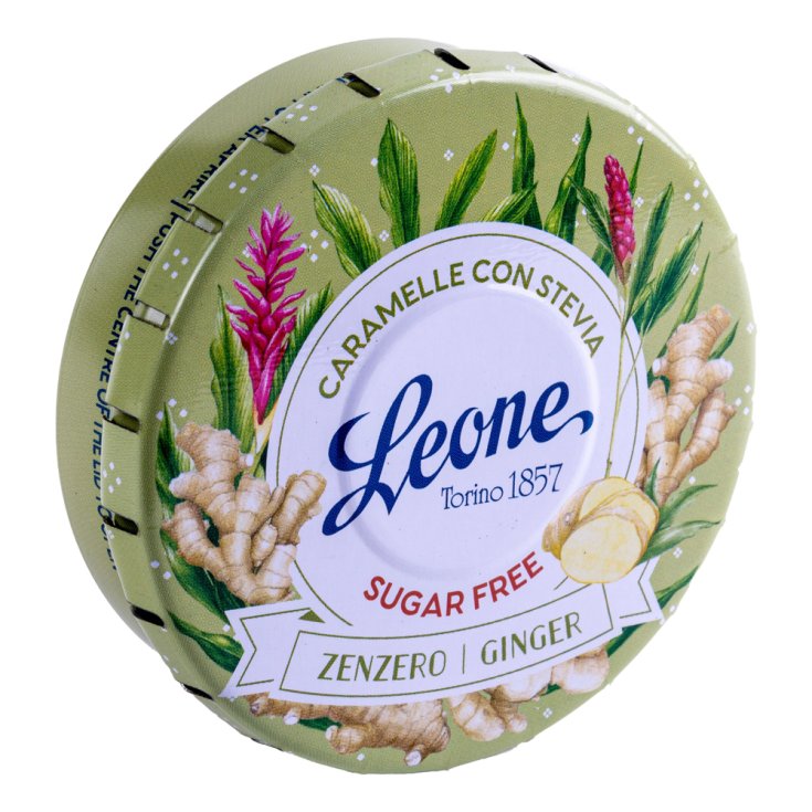Click Clack Stevia Zenzero Pastiglie Leone 30g