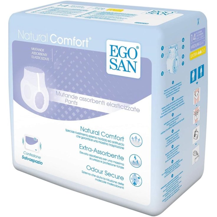Pannoloni Mutandina Tg.XL Natural Comfort Egosan 30 Pezzi