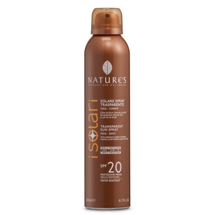 Solare Spray Trasparente SPF20 Nature's 200ml