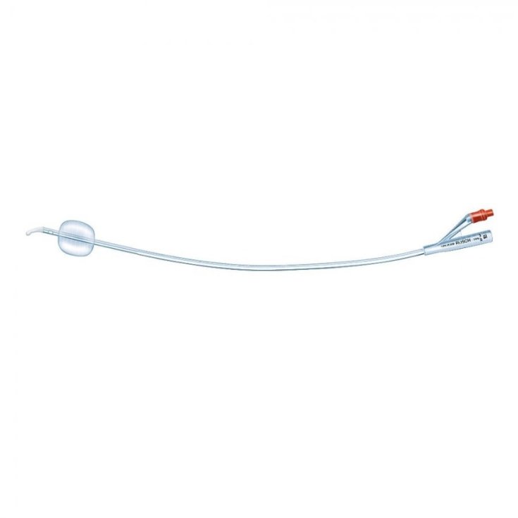 Catetere in Silicone Punta Tiemann Ch18 Foley