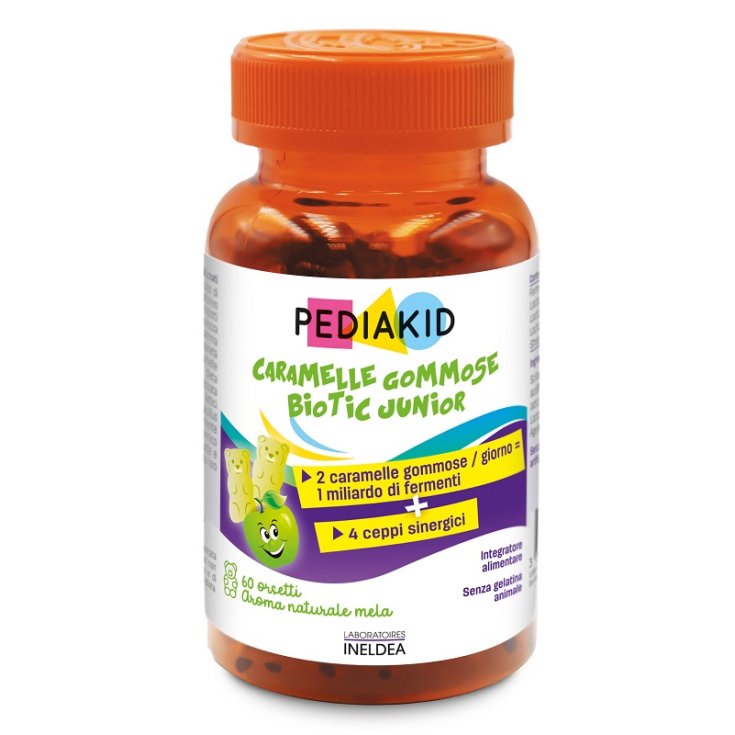Caramelle Gommose Biotic Junior Mela Pediakid 60 Orsetti