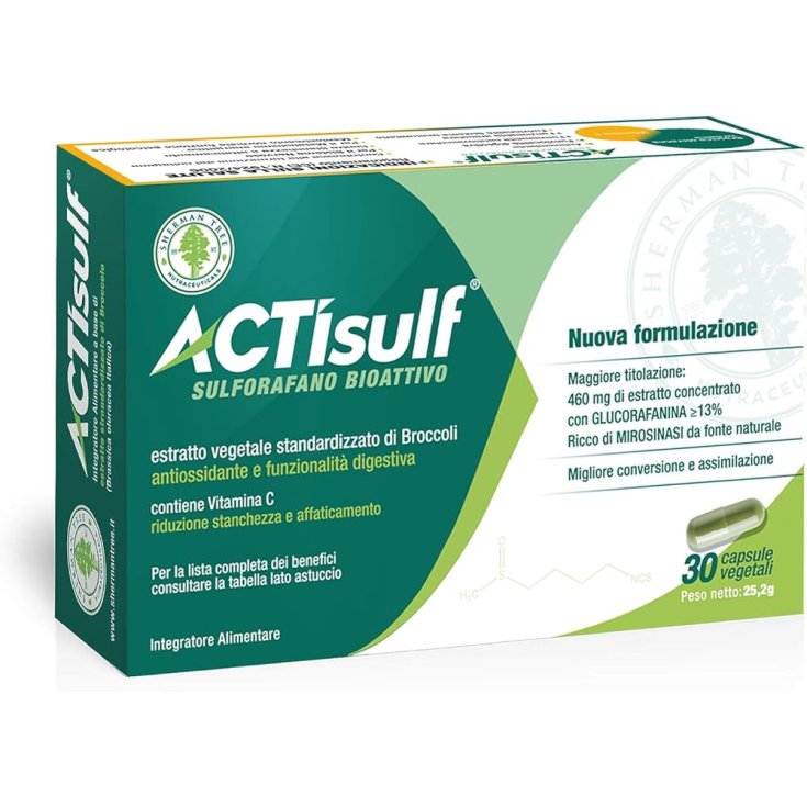 Actisulf Sherman Tree 30 Capsule Vegetali
