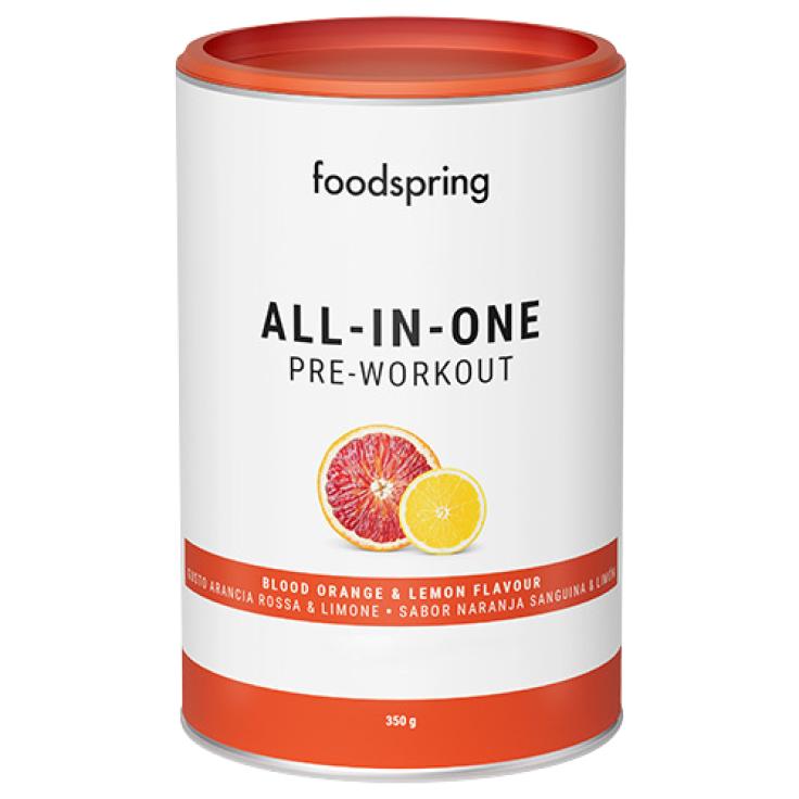 All-in-One Pre-Workout Arancia foodspring&reg; 350g