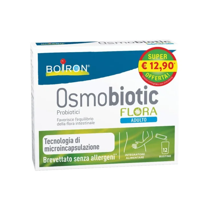 Osmobiotic Flora Adulto Boiron 12 Bustine PROMO
