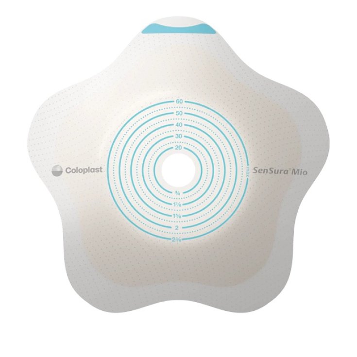 SenSura&nbsp;Mio Convex Flip Placca Fl.60mm Fo.30-55mm Coloplast 5 Pezzi