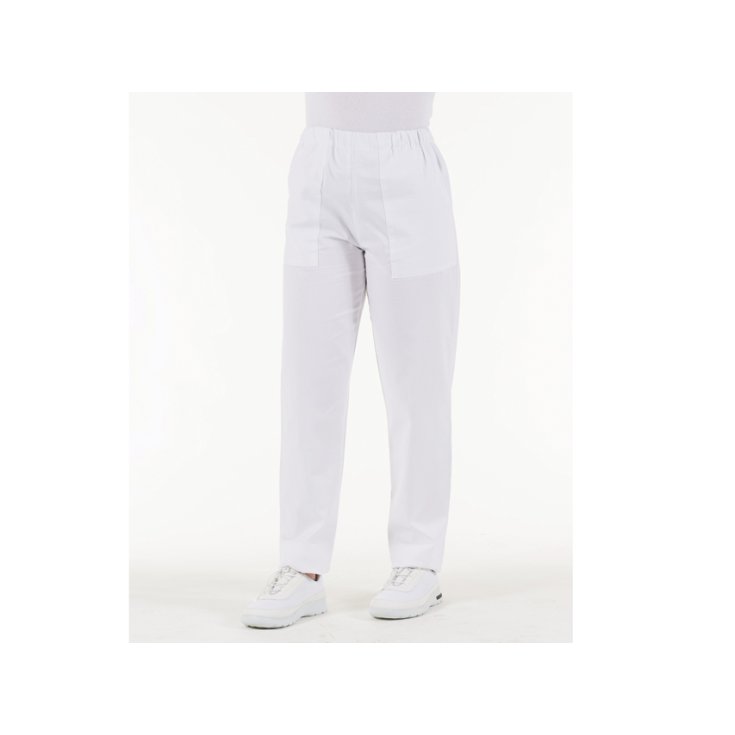 Pantalone Cotone Bianco XS Unisex GIMA