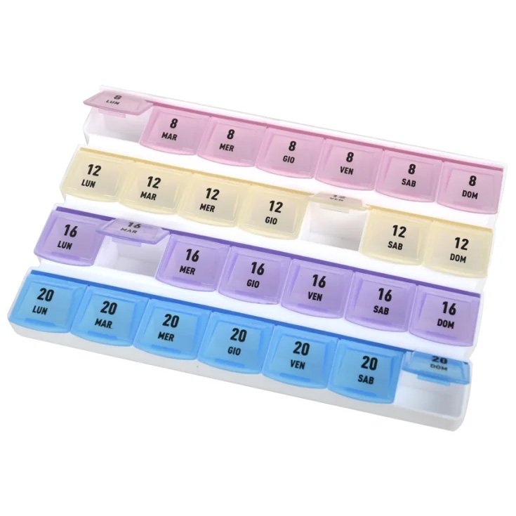 Portapillole Settimanale 7 Giorni X4 GIMA&reg;