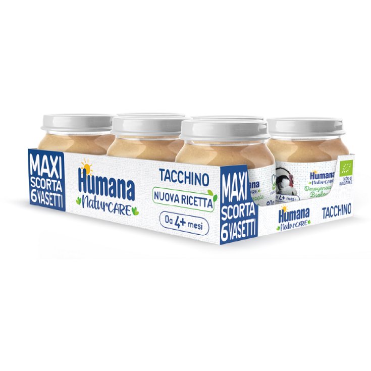 Omogeneizzato di Tacchino Bio Humana 6x80g