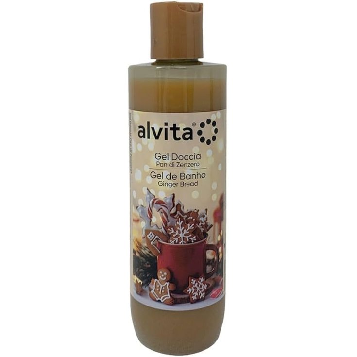 Gel Doccia Natale 2023 Pan di Zenzero Alvita 250ml