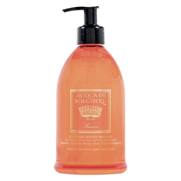 Bio-Sapone Delicato Mani/Viso Scirocco Acqua di Bolgheri 500ml
