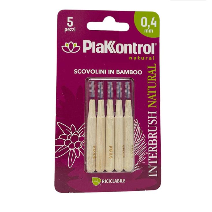 Interbrush Natural 0.4mm Plakkontrol&nbsp;5 Pezzi