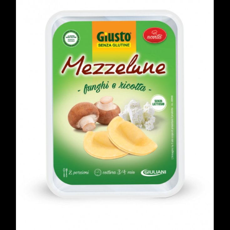 Mezzelune Funghi e Ricotta Pasta all'Uovo Giusto 250g