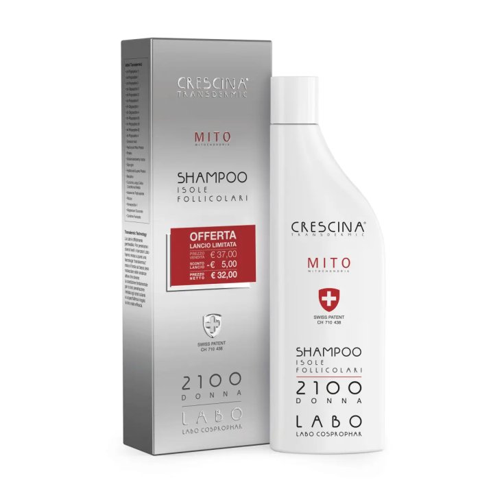Crescina Transdermic Mito Shampoo Isole Follicolari 2100 Donna Labo 150ml