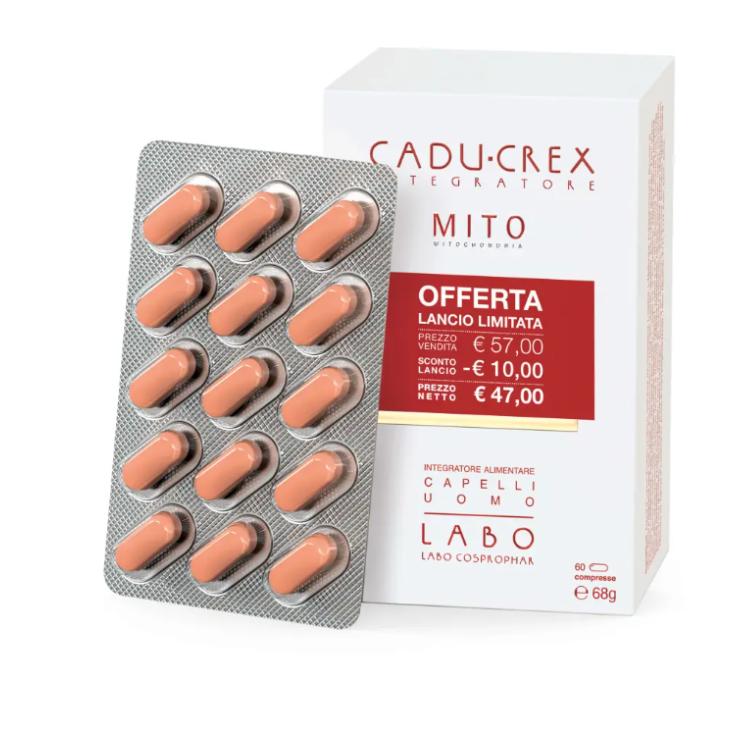Cadu-Crex Mito Capelli Uomo Labo 60 Compresse