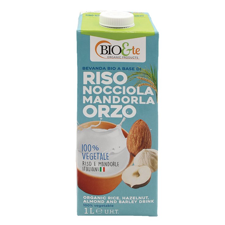 Bio&Te Bevanda Riso Nocciola Mandorla Orzo 1L