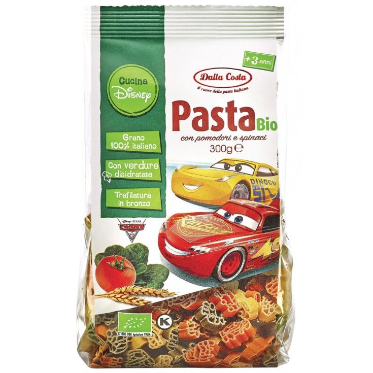 Pasta Pomodoro E Spinaci Cars Disney Dalla Costa 300g