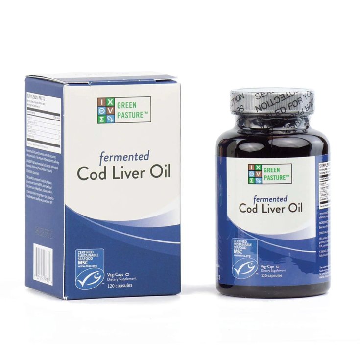 Olio di Fegato di Merluzzo Green Pasture&trade; 120 Capsule
