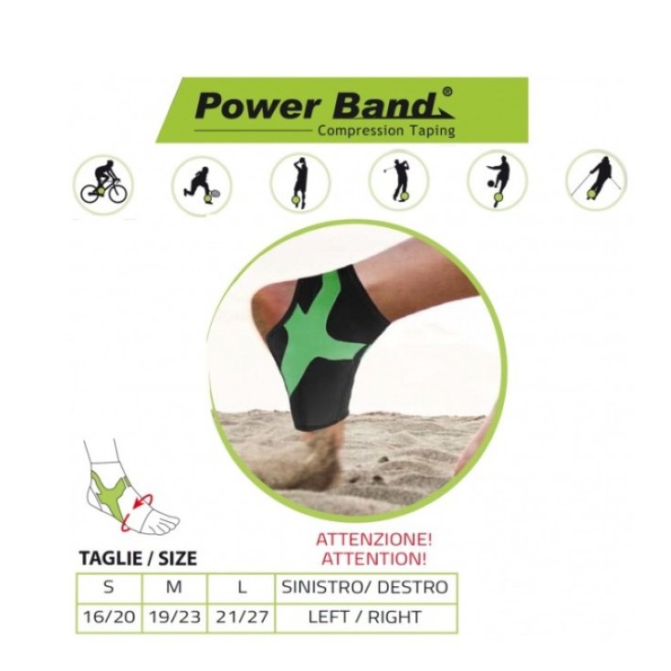 ORIONE 489 CAVIGLIERA POWER BAND&reg; Nero Sinistro M