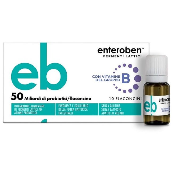 Enteroben&trade; 50mld 10 Flaconcini Da 10ml