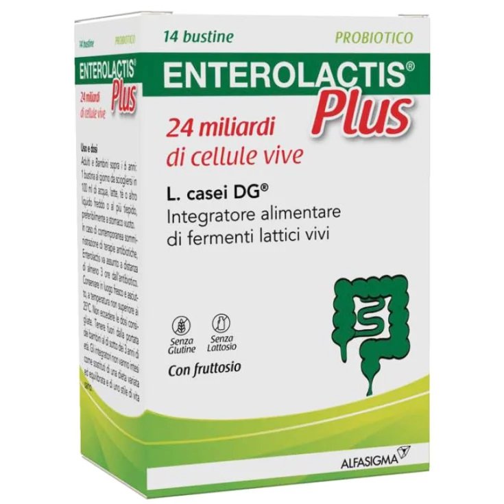 ENTEROLACTIS&reg; Plus ALFASIGMA&reg; 14 Bustine