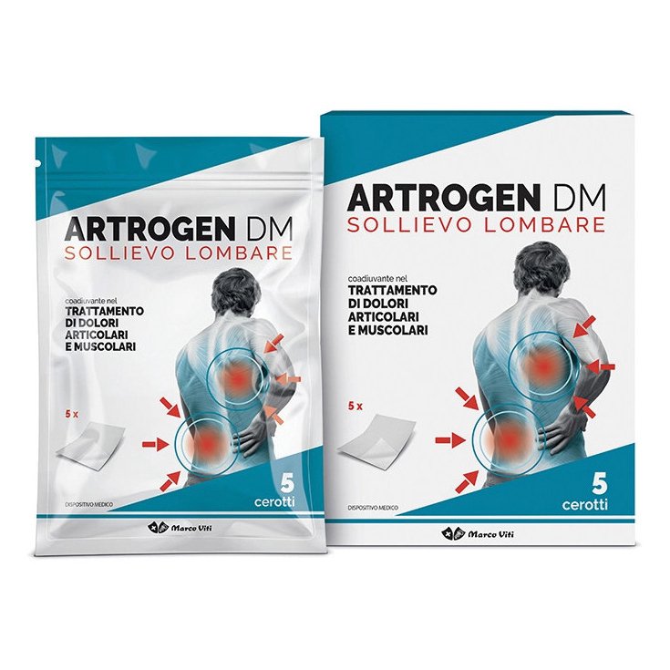 ARTROGEN SOLLIEVO LOMBARE DM Marco Viti 5 Cerotti