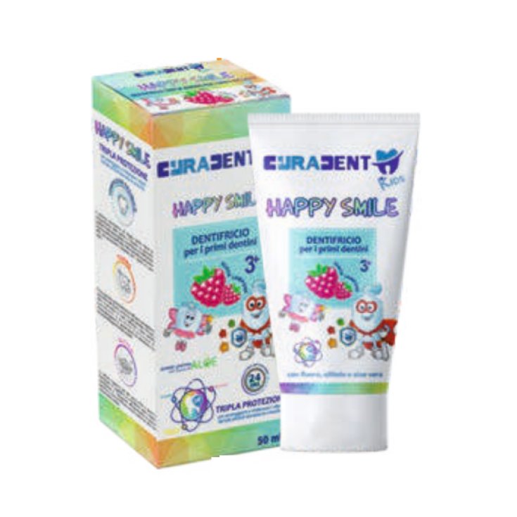 Happy Smile Dentifricio 3+ CuraDent 50ml