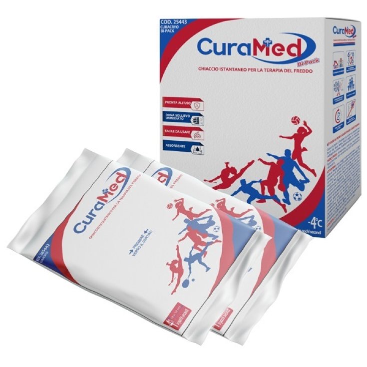 Ghiaccio Istantaneo 14x18cm Cura Cryo 2 Pezzi