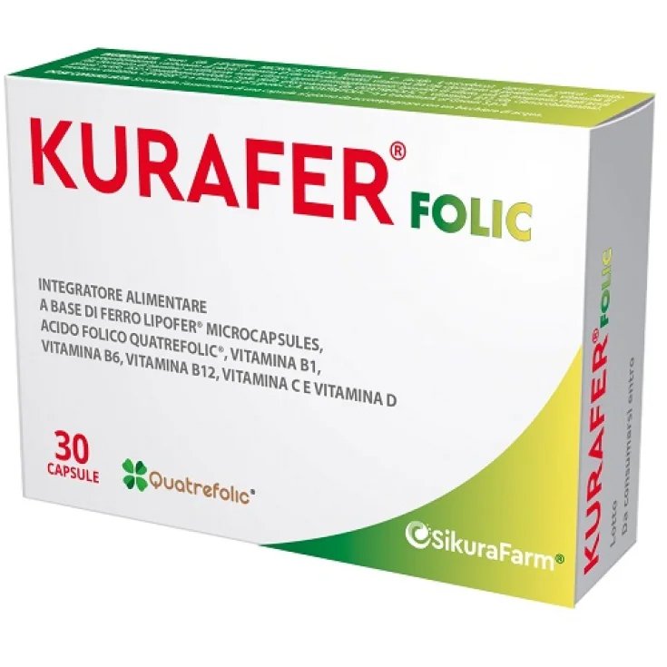 Kurafer&reg; Folic Sikurafarm 30 Capsule