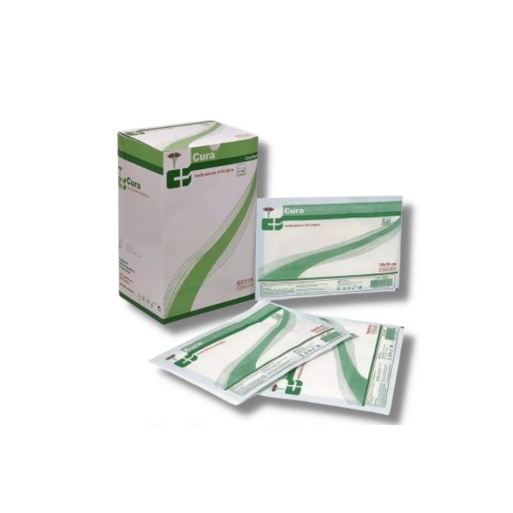 Medicazione Sterile Adesiva 10x30cm Cura Farma 50 Pezzi