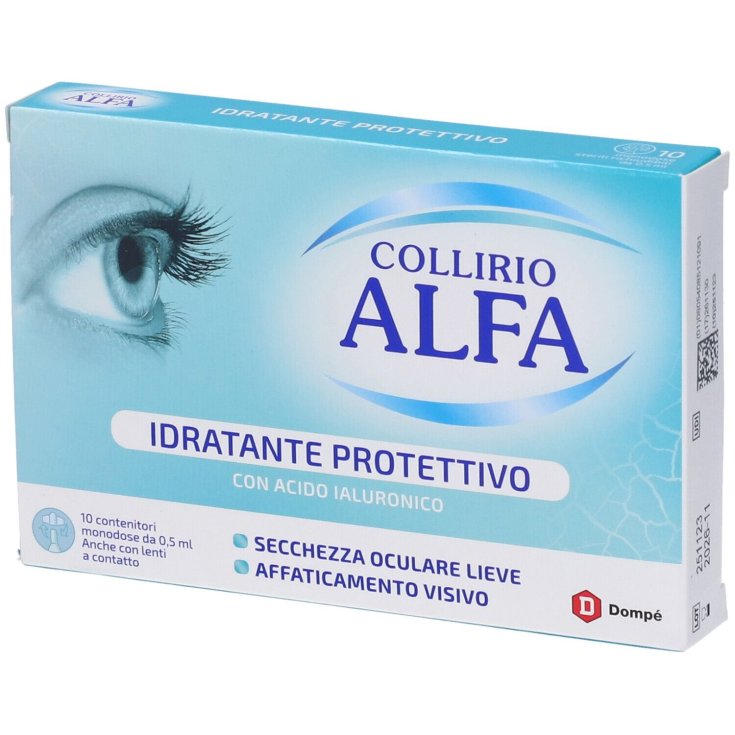 Collirio Alfa Idratante Protettivo Domp&eacute; 10 Flaconcini Monodose