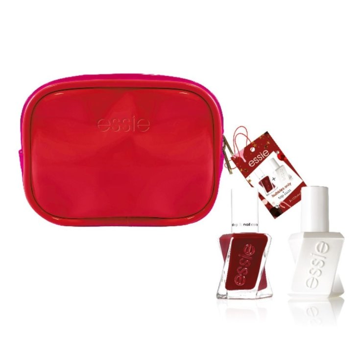 Pochette Rossa Gel Couture Natale 2023 Essie Cofanetto