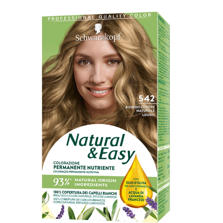 Natural & Easy 542 Biondo Cenere Naturale Schwarzkopf 1 Kit
