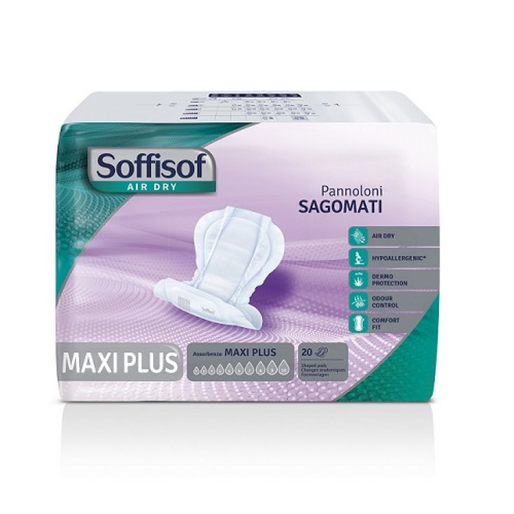 Pannoloni Sagomati Maxi Plus Soffisof 20 Pezzi